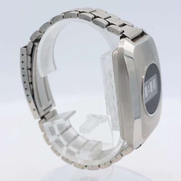 Vintage Epsa-Optel Dynamic Scattering DSM Men's Digital LCD Wristwatch Steel - Picture 2 of 5